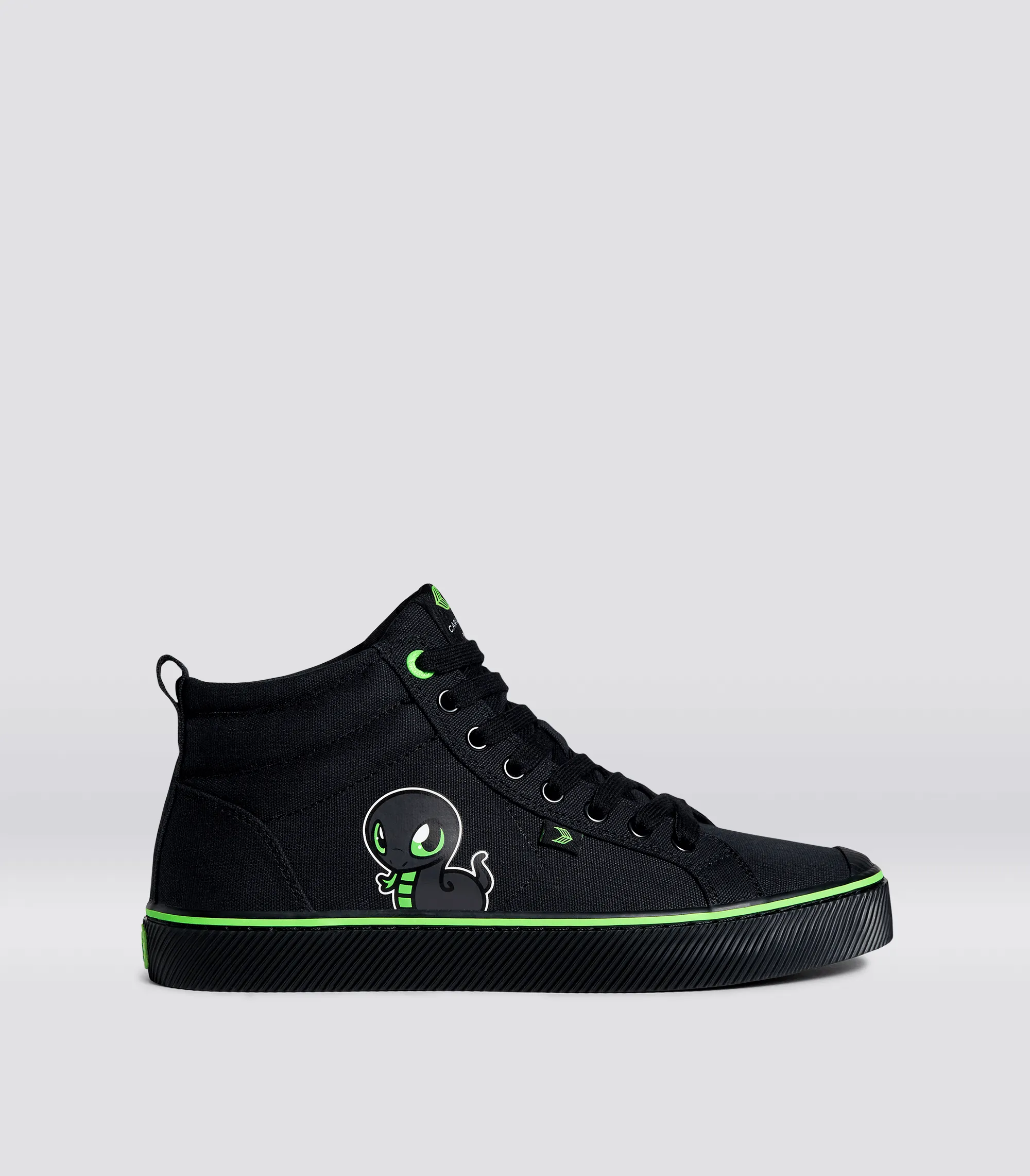 OCA High Razer All Black Canvas Sneaker Men sold by Cariuma