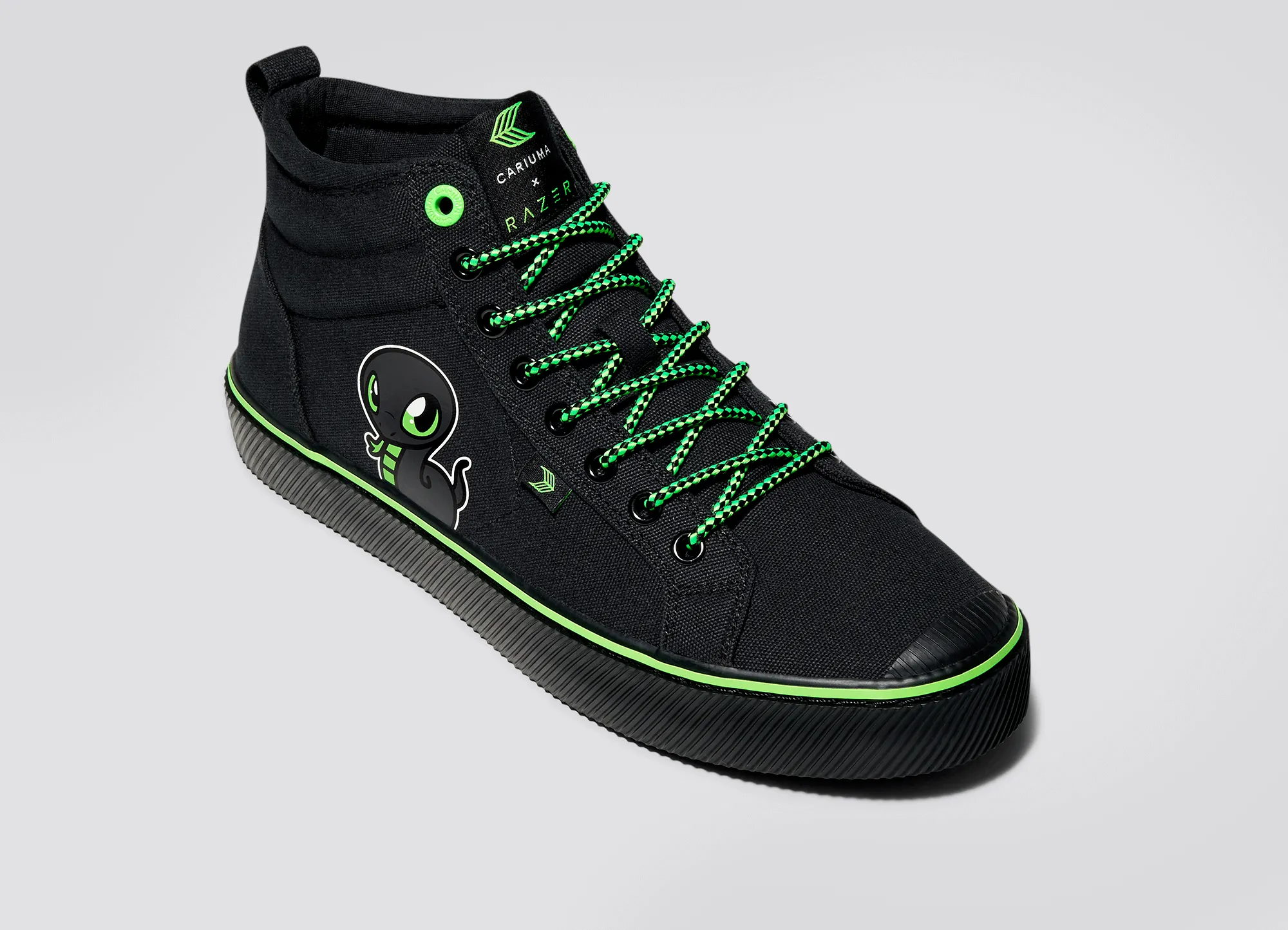 OCA High Razer All Black Canvas Sneaker Men sold by Cariuma product image thumbnail 5