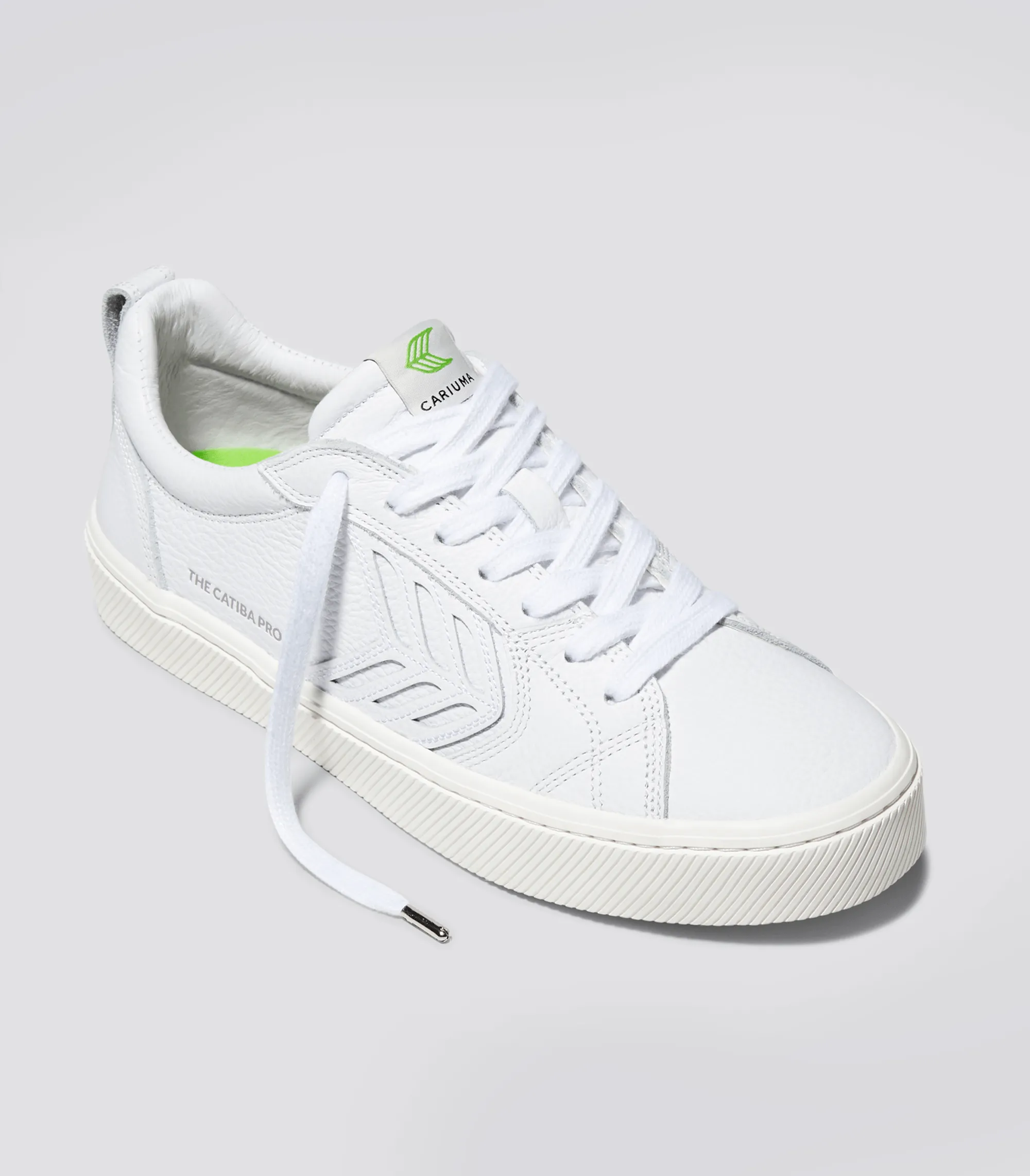 CATIBA PRO Low White Premium Leather Sneaker Women sold by Cariuma product image thumbnail 2