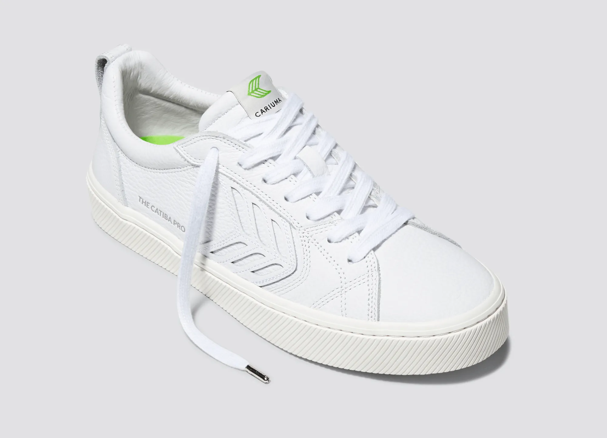 CATIBA PRO Low White Premium Leather Sneaker Women sold by Cariuma product image thumbnail 4