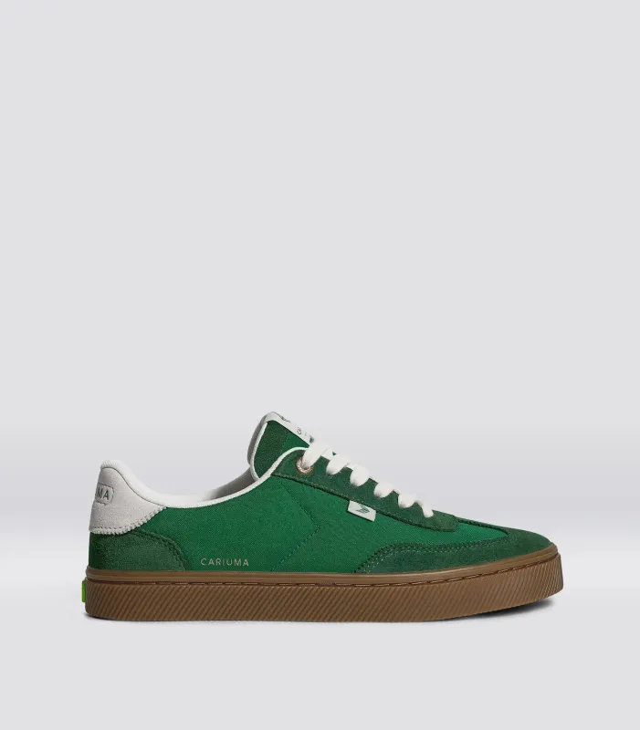 TOCA Gum Green Nylon and Suede Sneaker Men sold by Cariuma