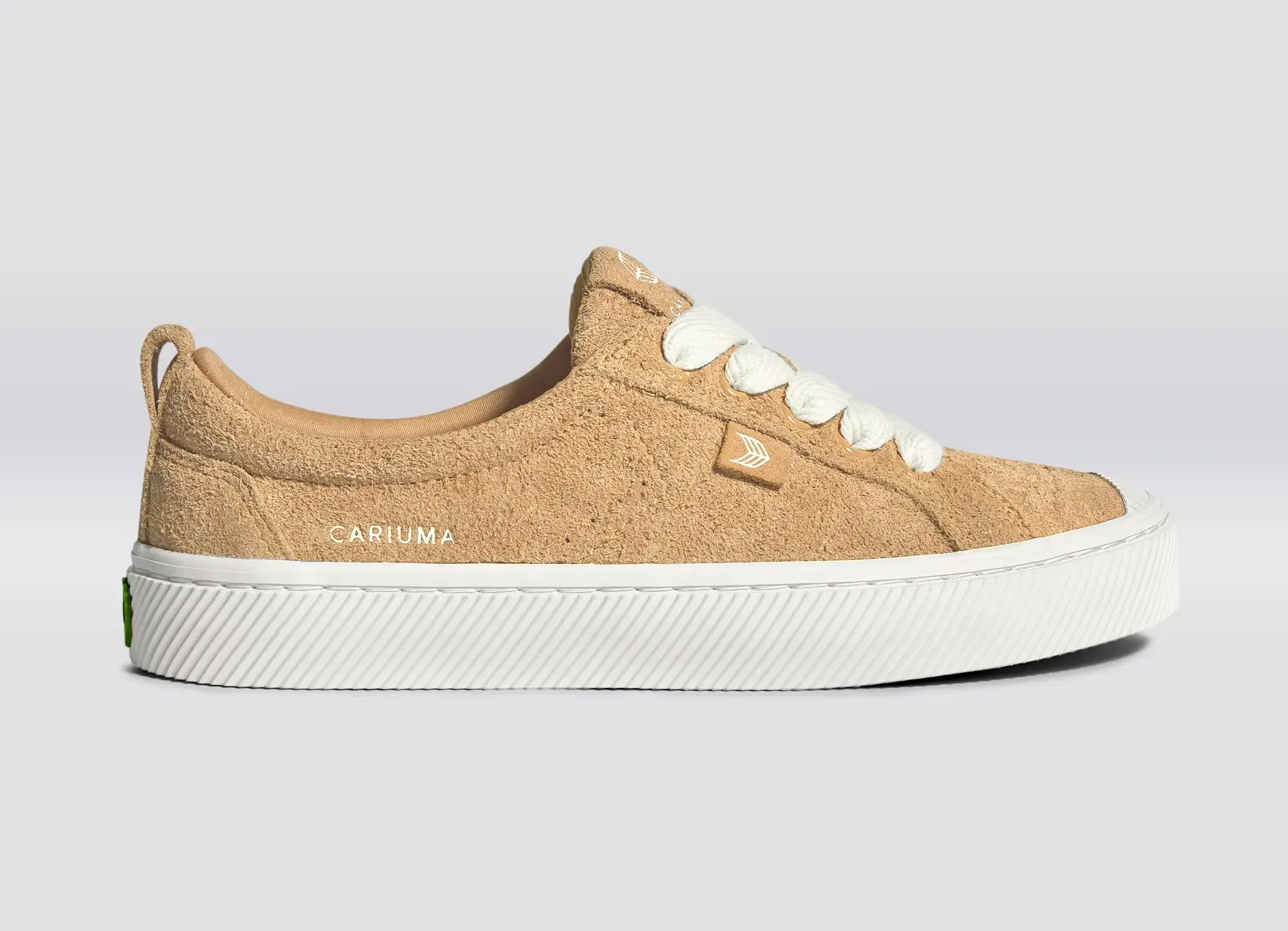 OCA Low Latte Hairy Suede Sneaker sold by Cariuma product image thumbnail 2