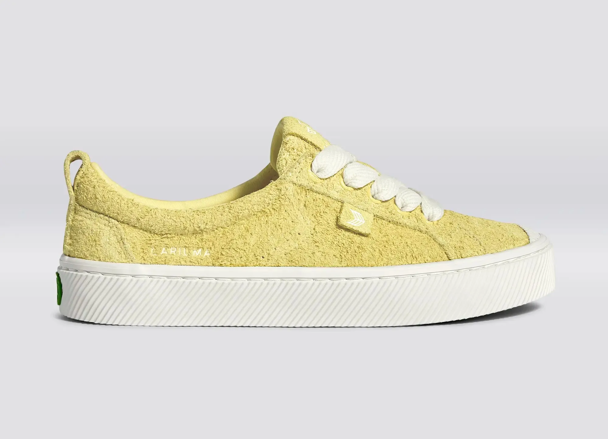 OCA Low Lemonade Yellow Hairy Suede Sneaker sold by Cariuma product image thumbnail 2