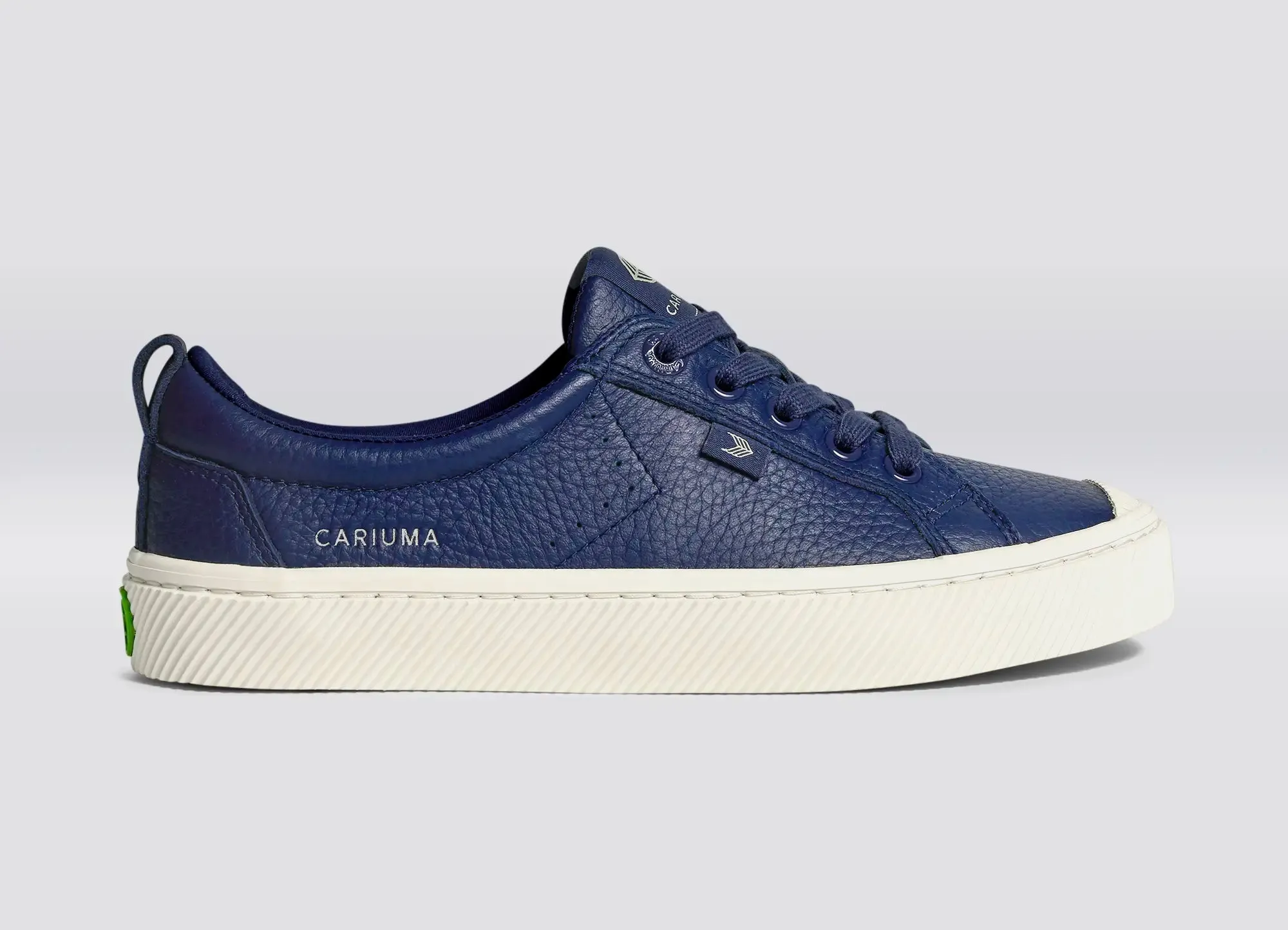 OCA Low Bright Navy Premium Leather Sneaker sold by Cariuma product image thumbnail 2