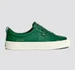 OCA Low Forest Green Premium Leather Sneaker Women sold by Cariuma