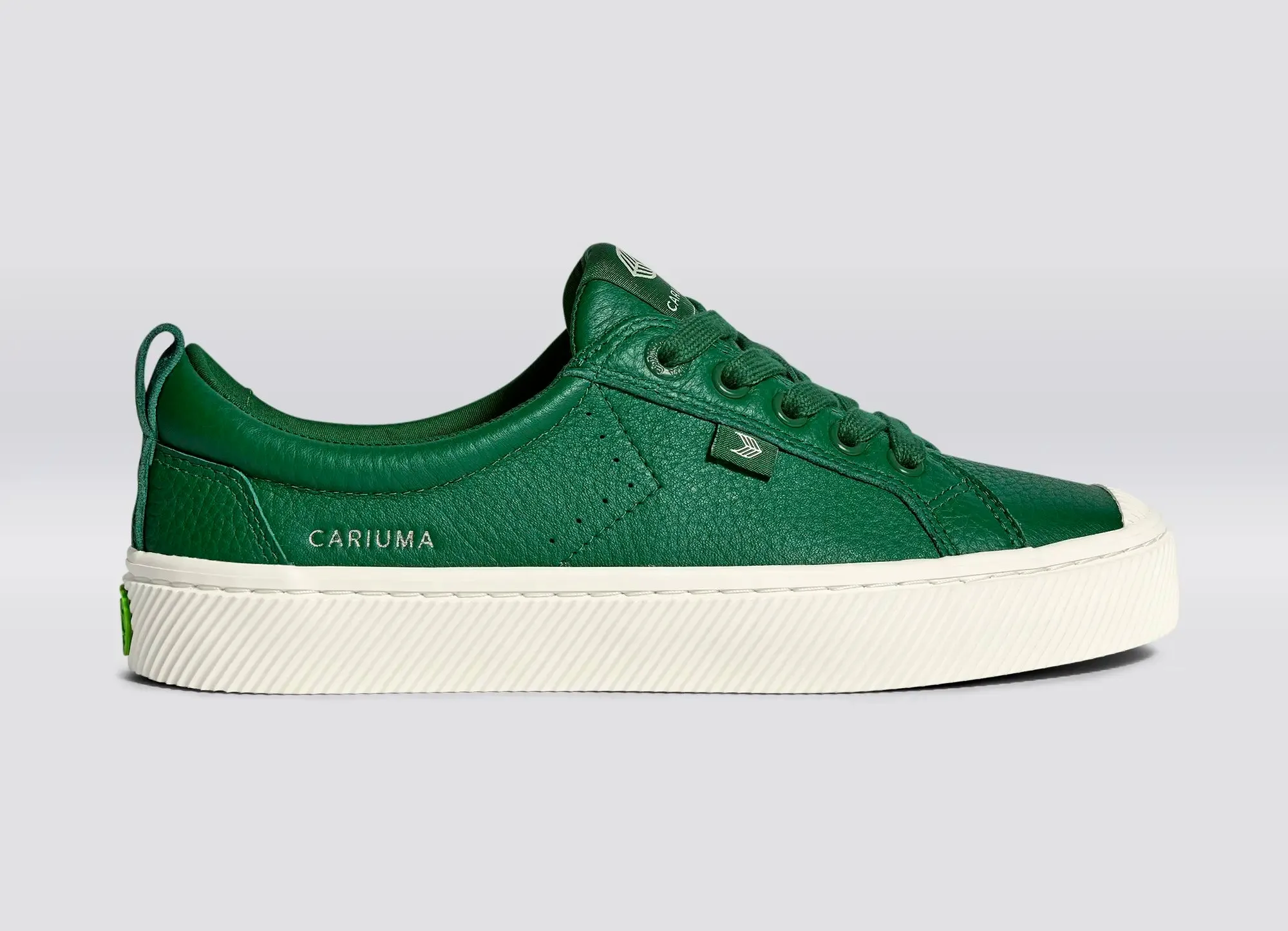 OCA Low Forest Green Premium Leather Sneaker Men sold by Cariuma product image thumbnail 2