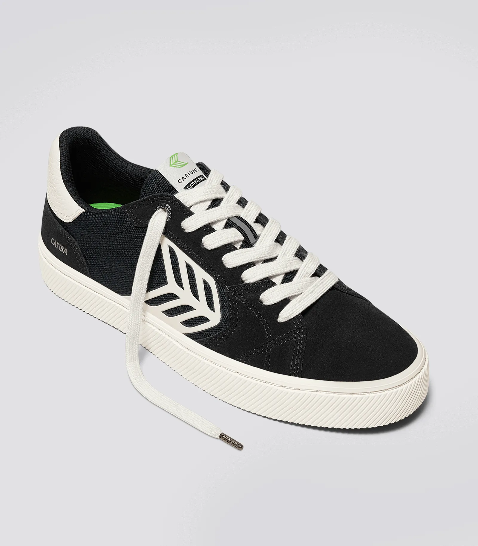 CATIBA PRO 2.0 Black Suede and Cordura Ivory Logo Sneaker Women sold by Cariuma product image thumbnail 2