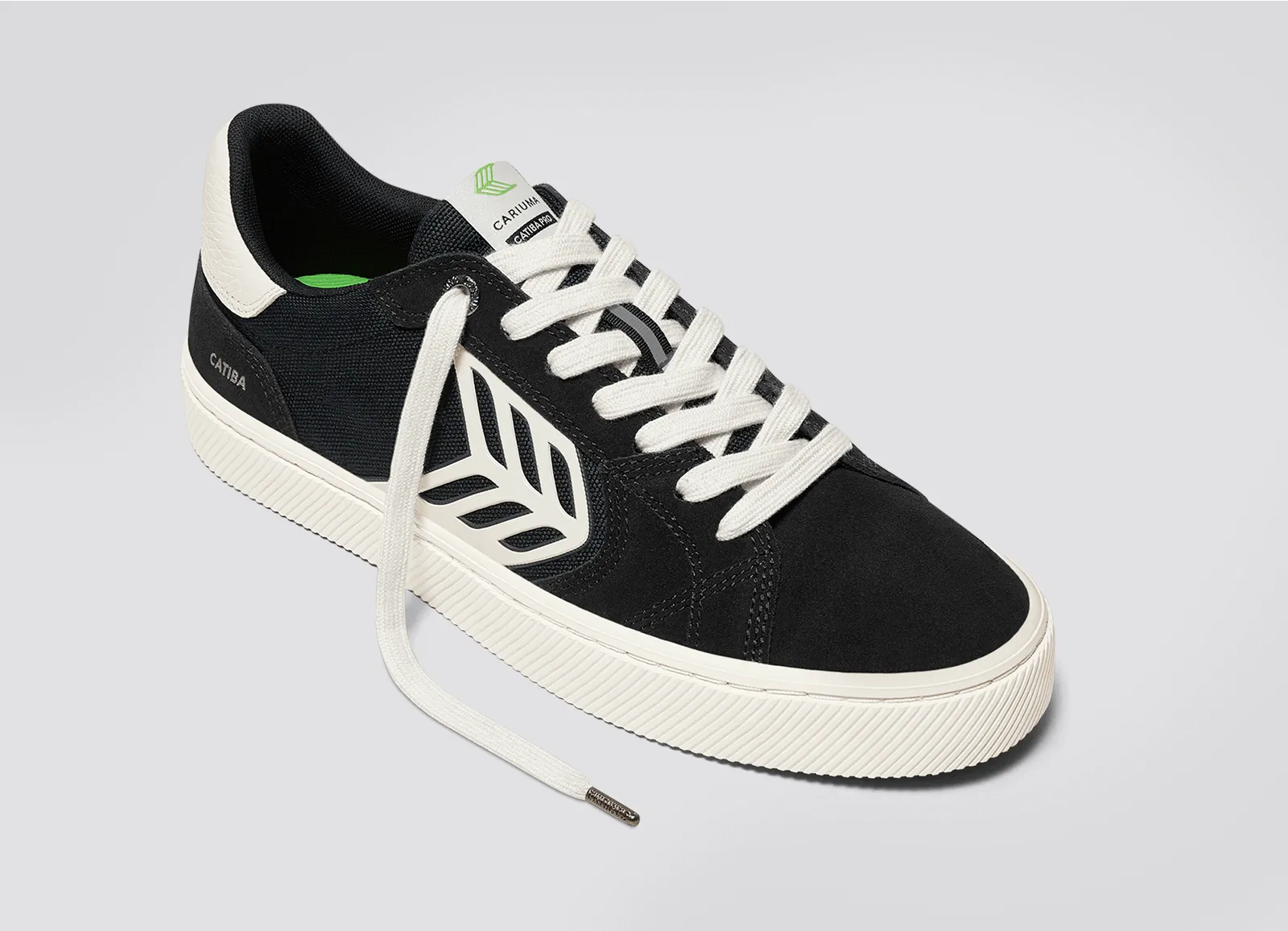 CATIBA PRO 2.0 Black Suede and Cordura Ivory Logo Sneaker Women sold by Cariuma product image thumbnail 4