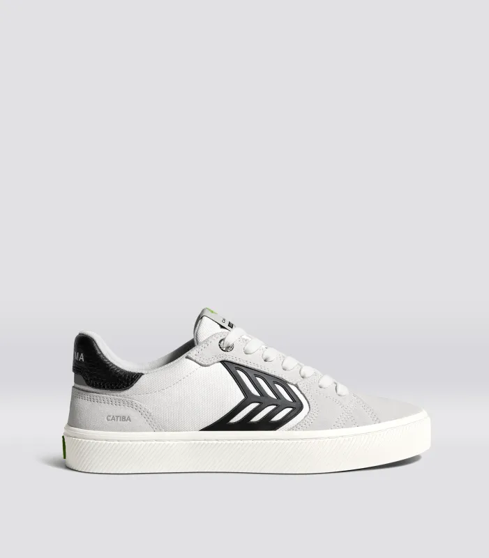 CATIBA PRO 2.0 Smoke White Suede Off-White Cordura Black Logo Sneaker Men sold by Cariuma