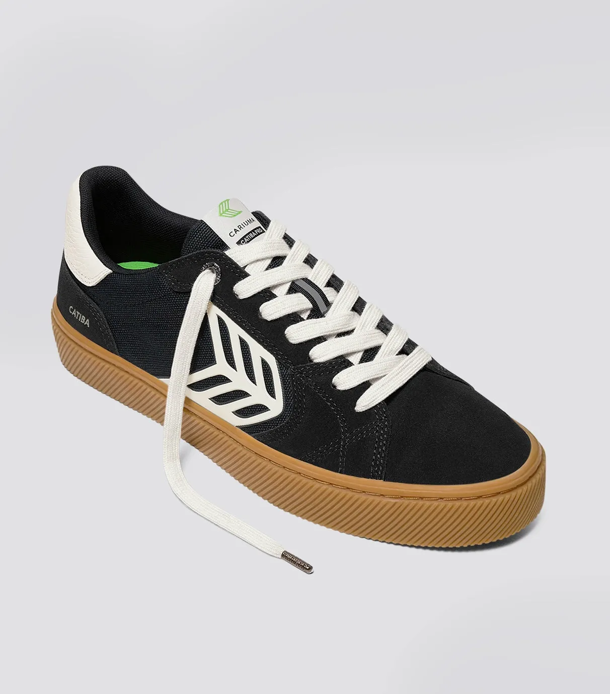 CATIBA PRO 2.0 Gum Black Suede and Cordura Ivory Logo Sneaker Women sold by Cariuma product image thumbnail 2