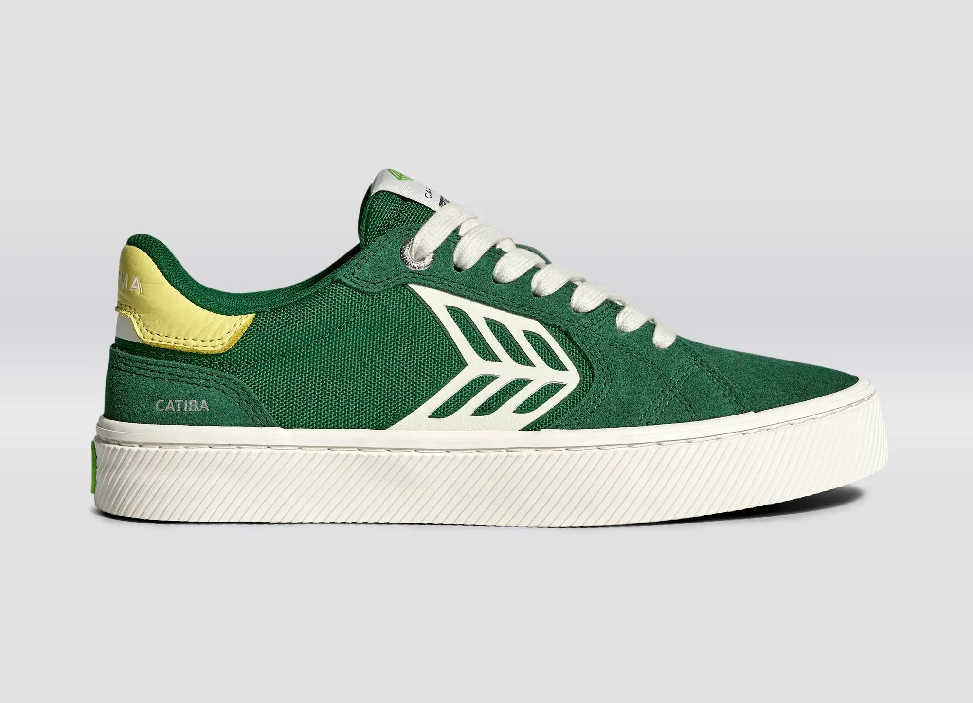 CATIBA PRO 2.0 Forest Green Suede and Cordura Ivory Logo Lemonade Sneaker Women sold by Cariuma product image thumbnail 2