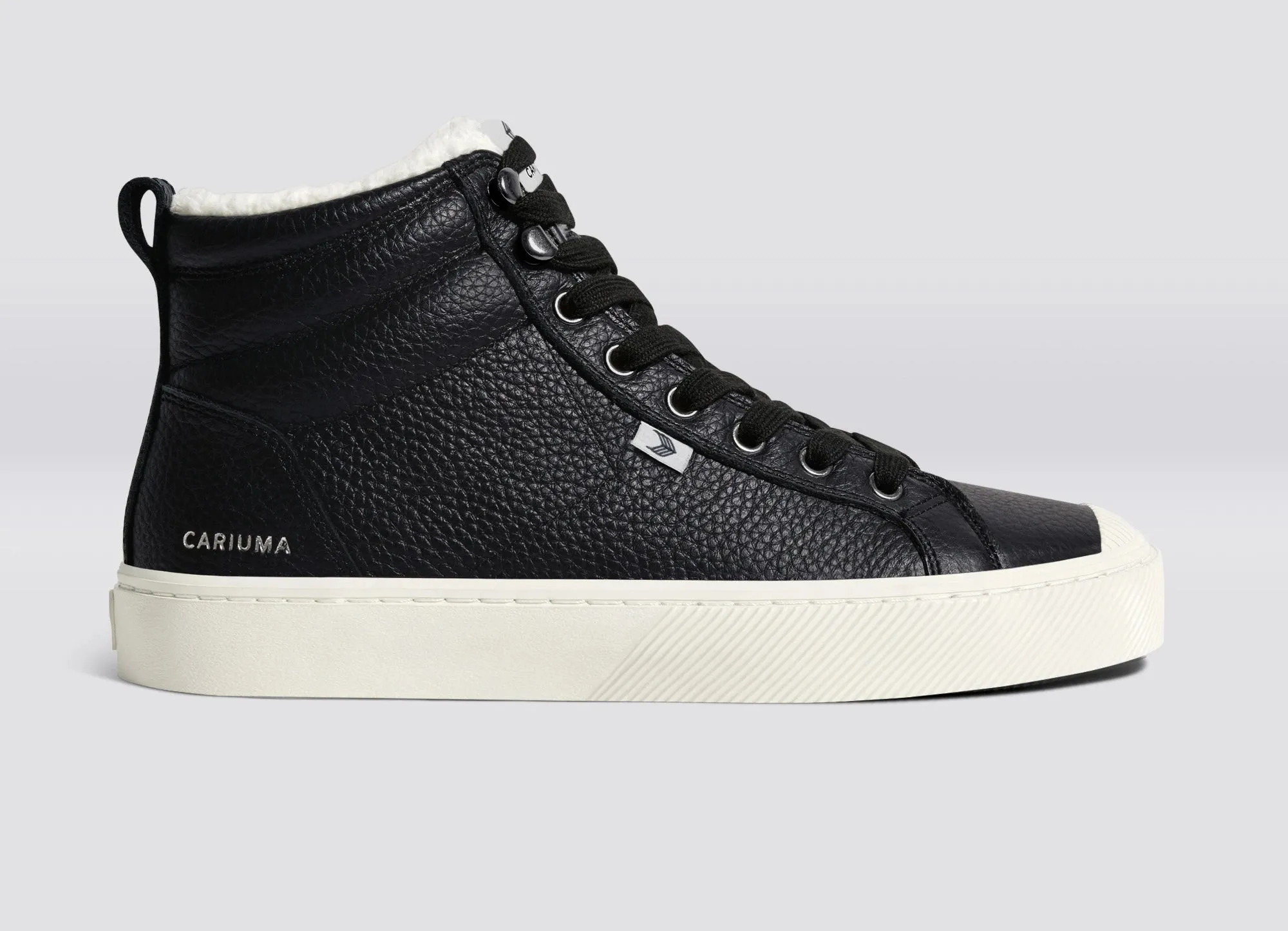 OCA Therma High Black Premium Leather Sneaker Women sold by Cariuma product image thumbnail 2