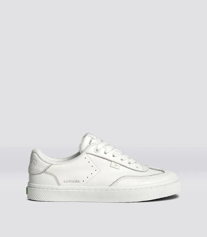 TOCA White Diamond Leather Sneaker Men sold by Cariuma