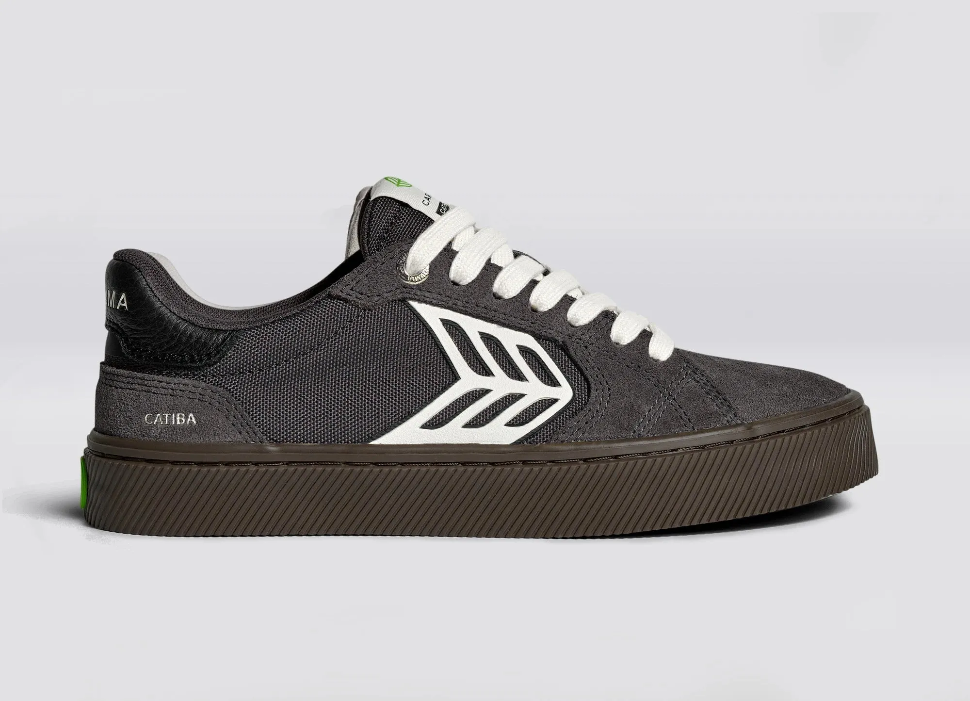 CATIBA PRO 2.0 Teak Magnet Grey Suede and Cordura Ivory Logo Sneaker Women sold by Cariuma product image thumbnail 2