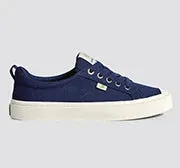OCA Low Bright Navy Canvas Sneaker sold by Cariuma product image thumbnail 3