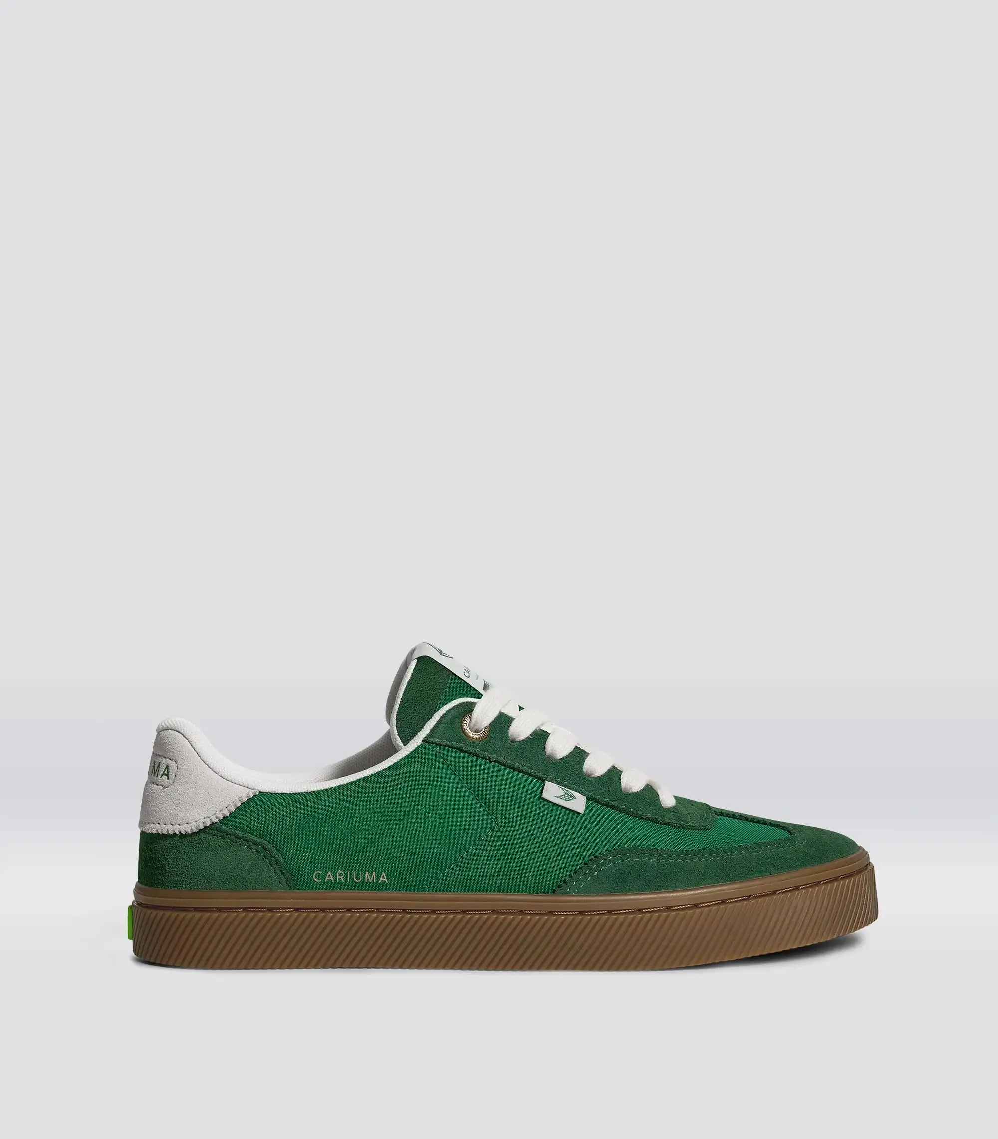 TOCA Nylon and Suede Gum Green sold by Cariuma