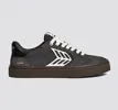 CATIBA PRO 2.0 Teak Magnet Grey Suede and Cordura Ivory Logo Sneaker sold by Cariuma