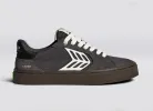 CATIBA PRO 2.0 Teak Magnet Grey Suede and Cordura Ivory Logo Sneaker sold by Cariuma