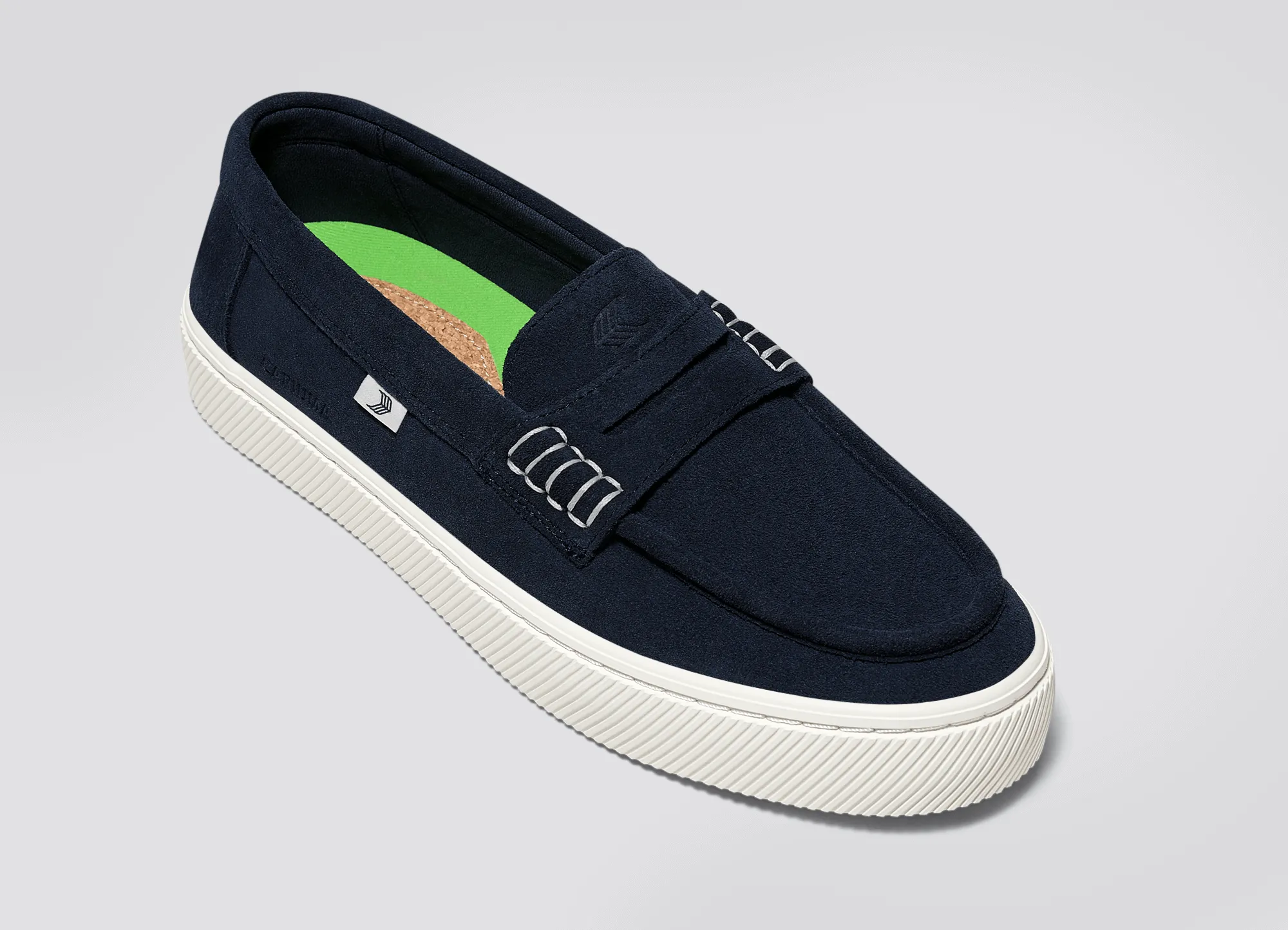 CAJU Loafer Suede Navy sold by Cariuma product image thumbnail 4