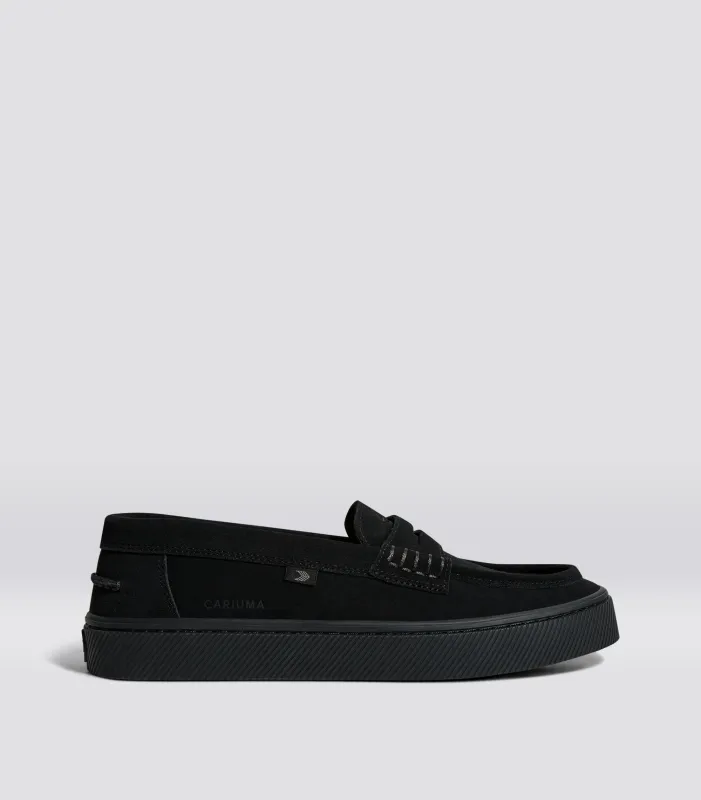 CAJU Loafer All Black Suede sold by Cariuma