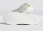 IBI SLIP-ON White Knit Sneaker sold by Cariuma