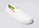 IBI SLIP-ON White Knit Sneaker sold by Cariuma