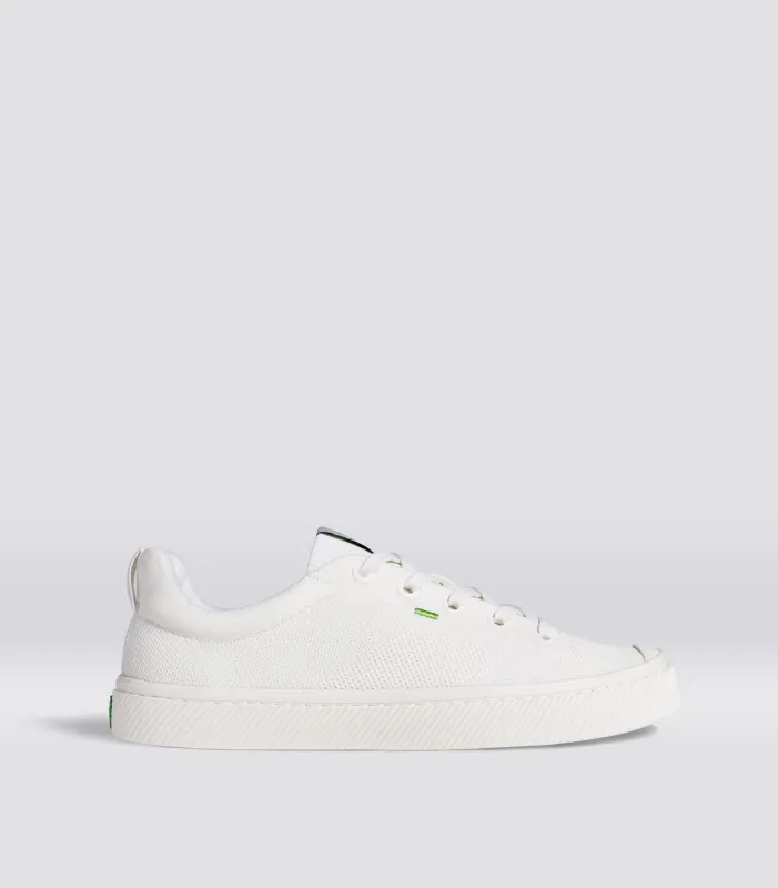 IBI Low Off-White Knit Sneaker sold by Cariuma