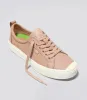 OCA Low Beige Premium Leather Sneaker sold by Cariuma