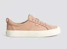 OCA Low Beige Premium Leather Sneaker sold by Cariuma