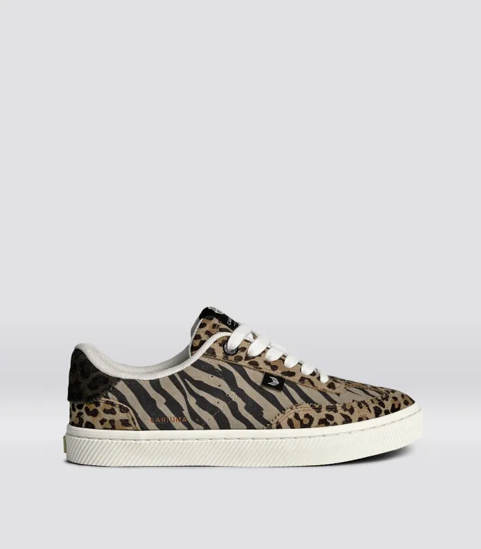 TOCA Suede Zebra Leopard Print sold by Cariuma