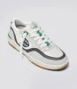 UBA PRO Smoke White Suede Off-White Mesh Black Logo Green Sneaker sold by Cariuma