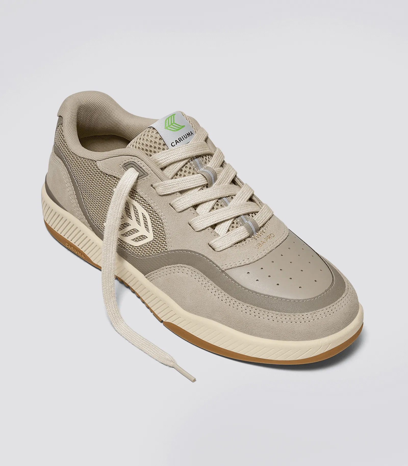 UBA PRO Suede and Mesh Plaza Taupe Almond Milk Logo sold by Cariuma product image thumbnail 2