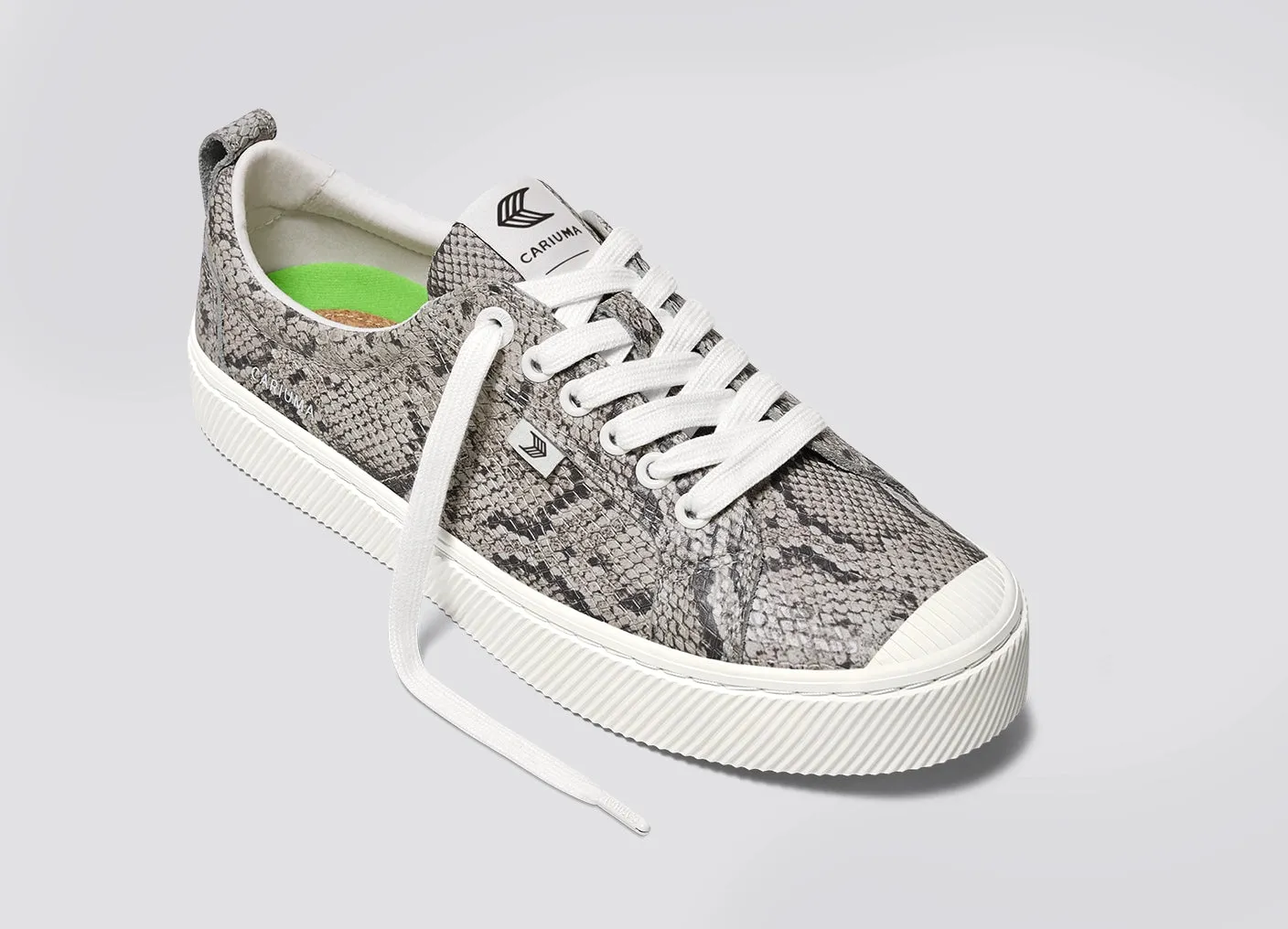 OCA Leather Snake Skin Print sold by Cariuma product image thumbnail 4