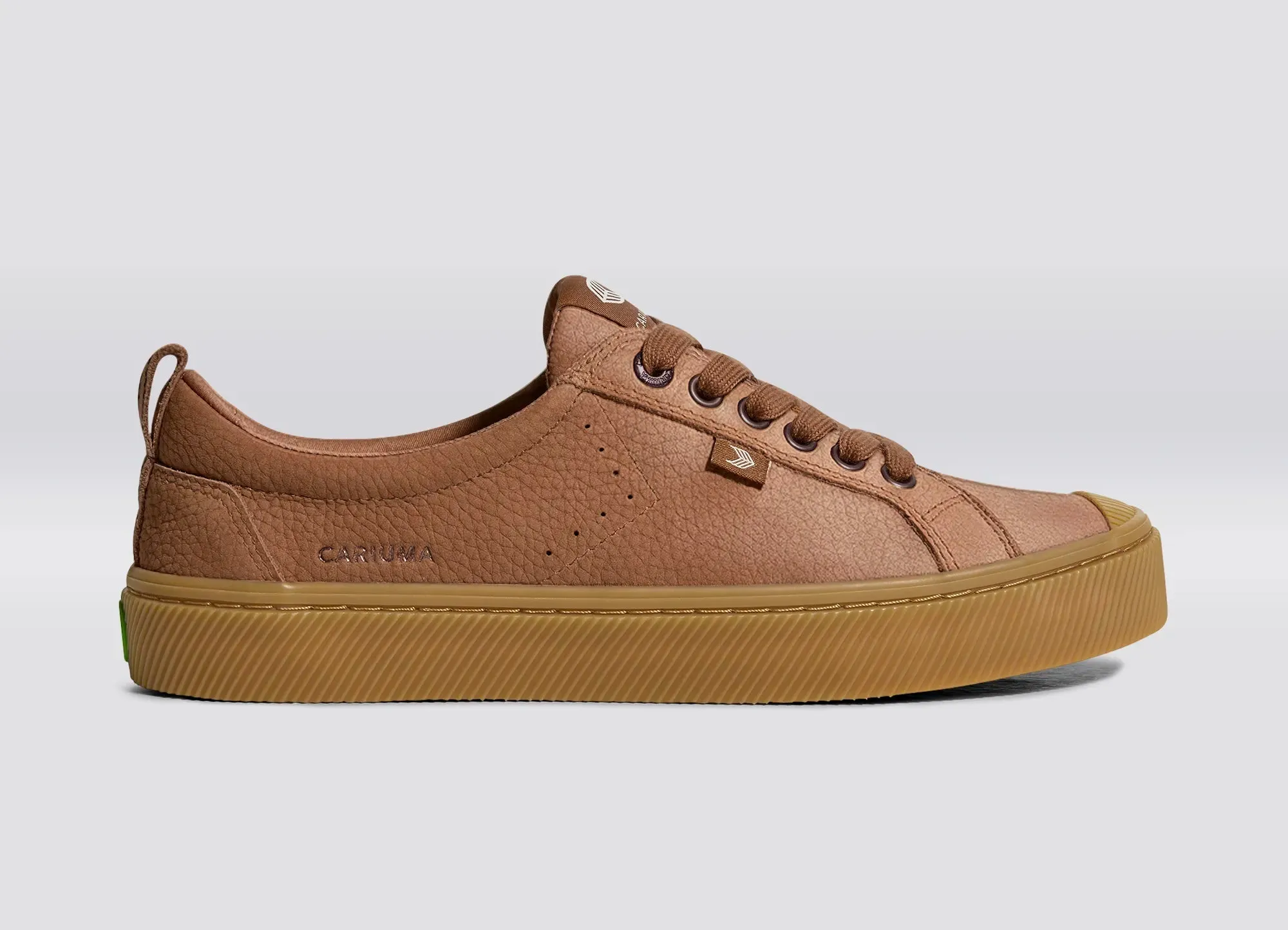 OCA Pebbled Leather Gum Sienna Brown sold by Cariuma product image thumbnail 3