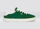 TOCA Abundant Green Suede Green Nylon Sneaker sold by Cariuma