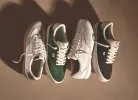 TOCA Abundant Green Suede Green Nylon Sneaker sold by Cariuma