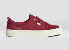OCA Low Cabernet Suede Sneaker sold by Cariuma