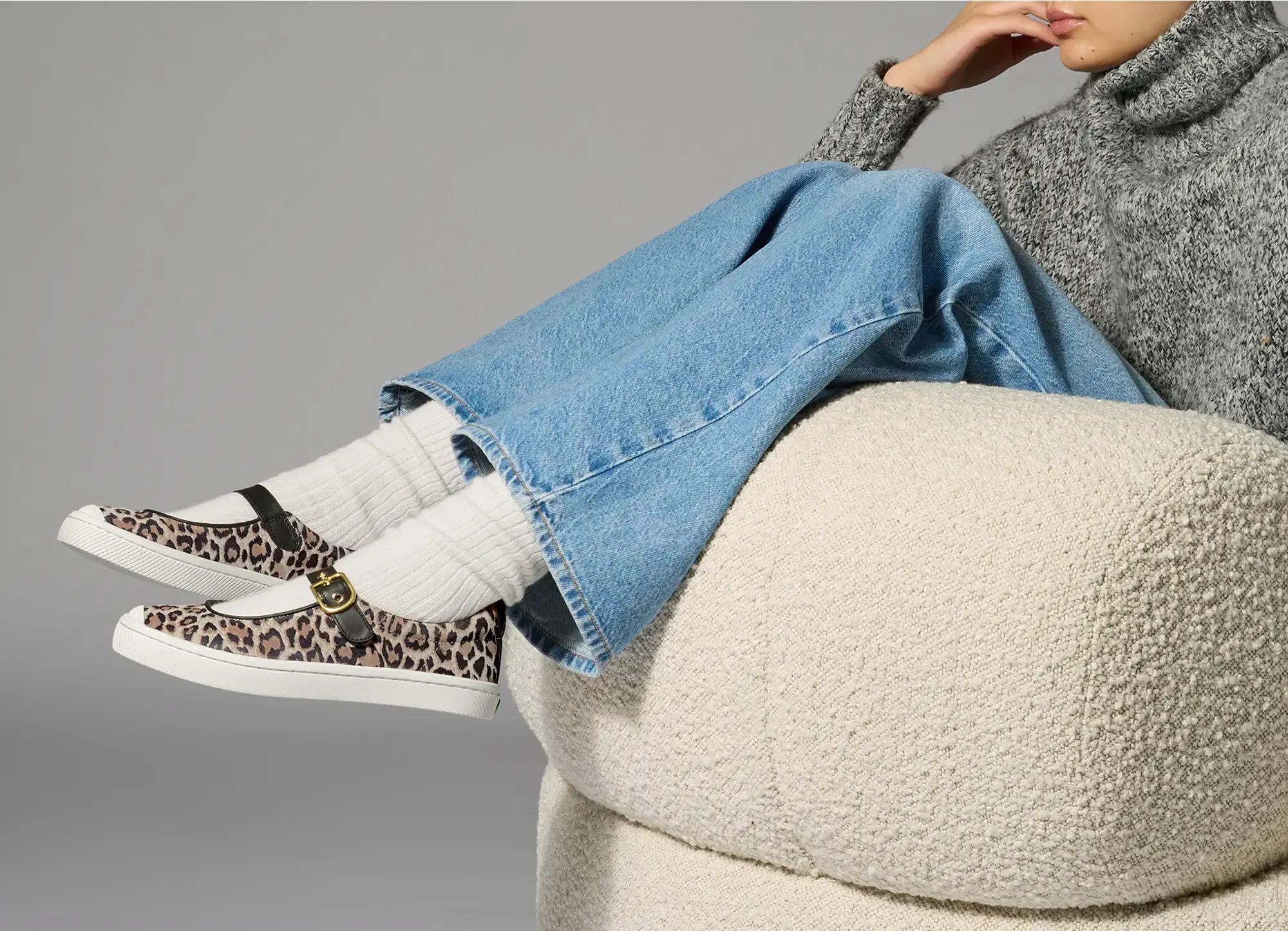 OCA Suede Mary Jane Leopard Print sold by Cariuma product image thumbnail 4