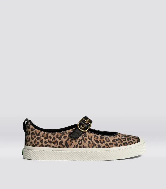 OCA Suede Mary Jane Leopard Print sold by Cariuma
