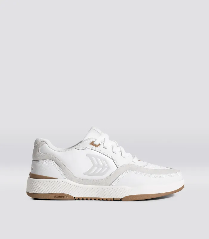 UBA Leather White Suede Smoke White Ice Logo sold by Cariuma