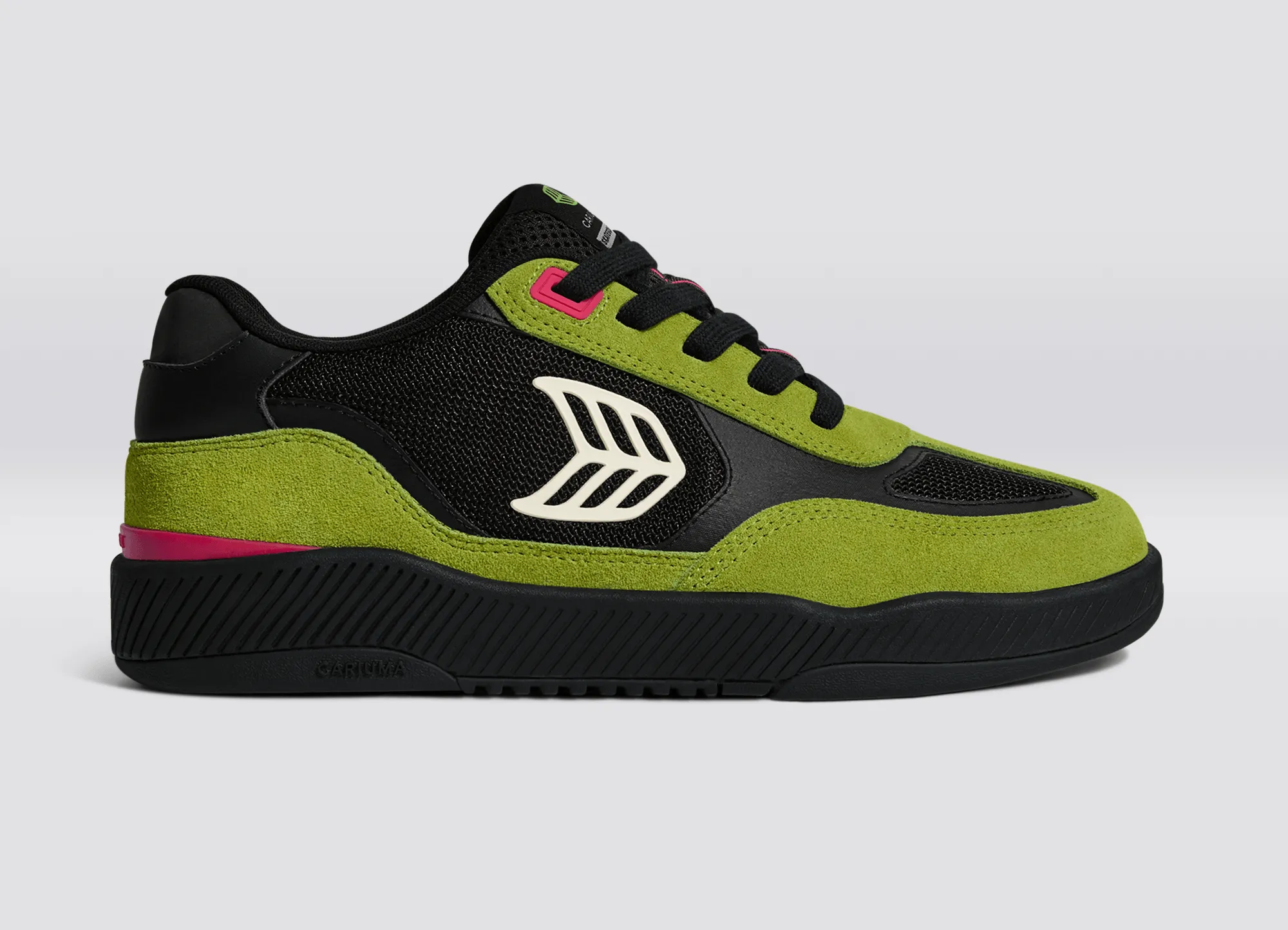 Skategoat C25 PRO Suede Lime Green Mesh Black Ivory Logo Pink sold by Cariuma product image thumbnail 3