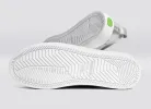 OCA Low Metallic Silver Leather Sneaker sold by Cariuma