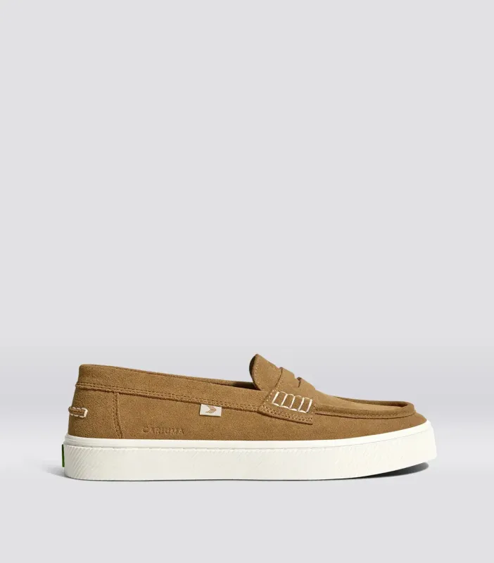 CAJU Loafer Suede Camel sold by Cariuma