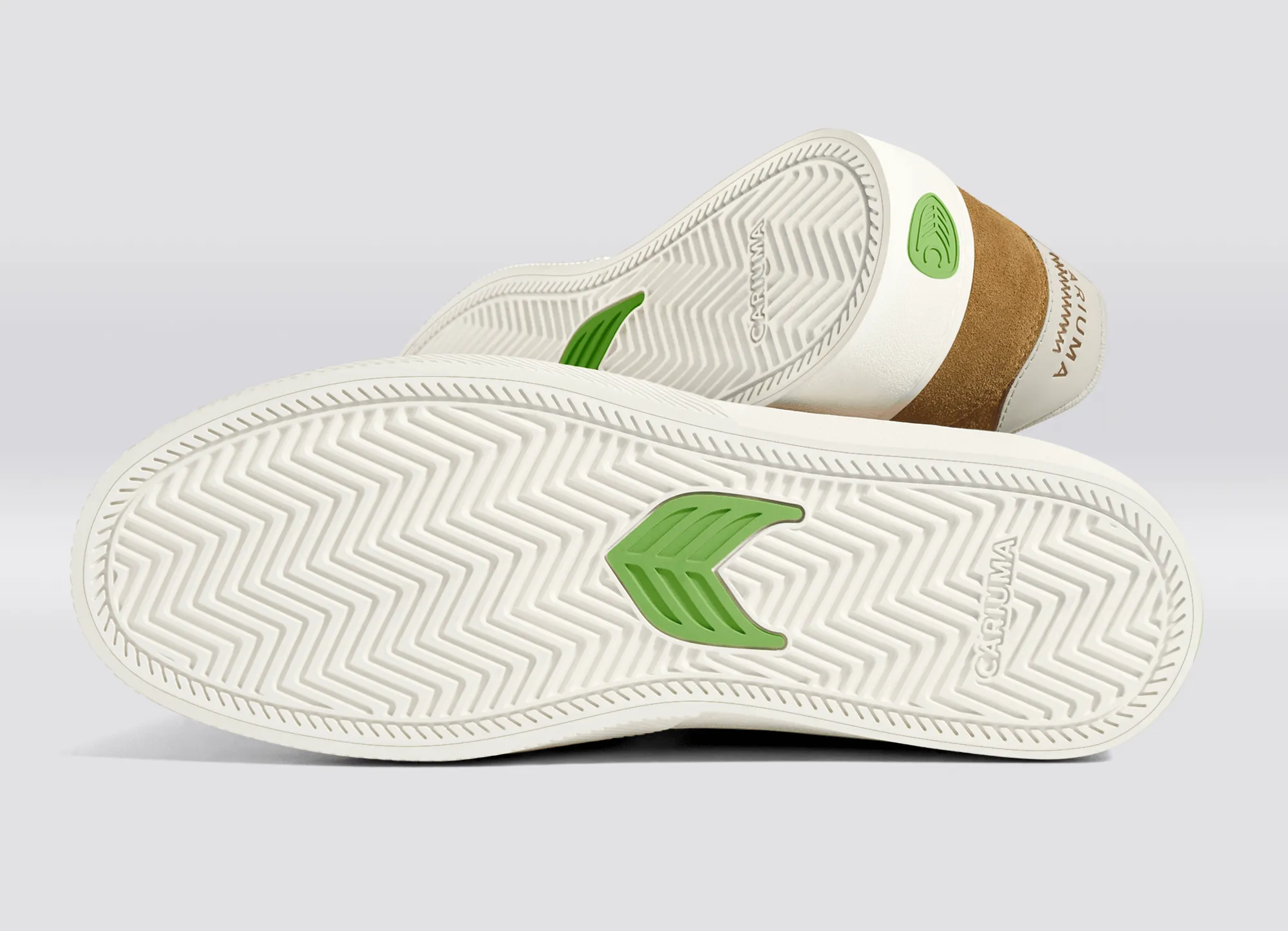 NAIOCA Suede Camel Ivory Logo sold by Cariuma product image thumbnail 5