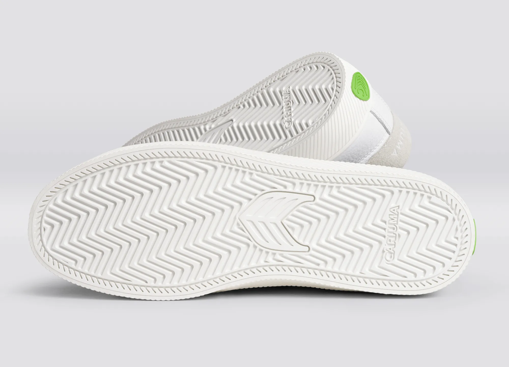 SALVAS Pebbled Leather White Suede Vintage White Ice Logo sold by Cariuma product image thumbnail 5