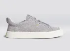IBI Low Stone Light Grey Knit Sneaker sold by Cariuma