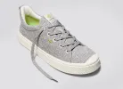 IBI Low Stone Light Grey Knit Sneaker sold by Cariuma
