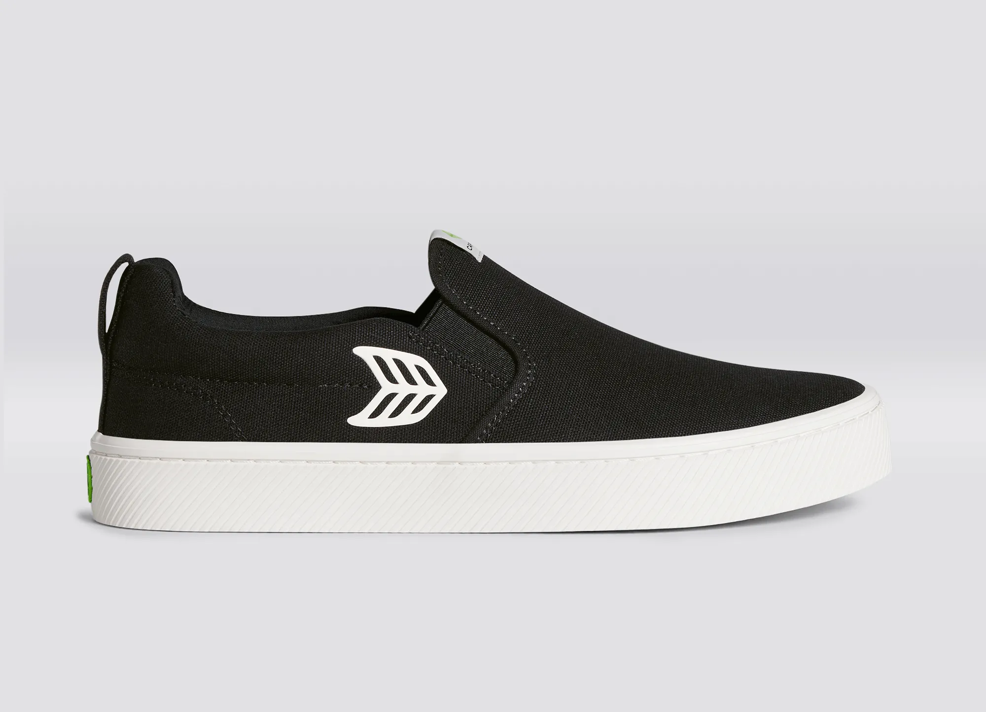 SLIP-ON Canvas Black Off-White Logo sold by Cariuma product image thumbnail 3