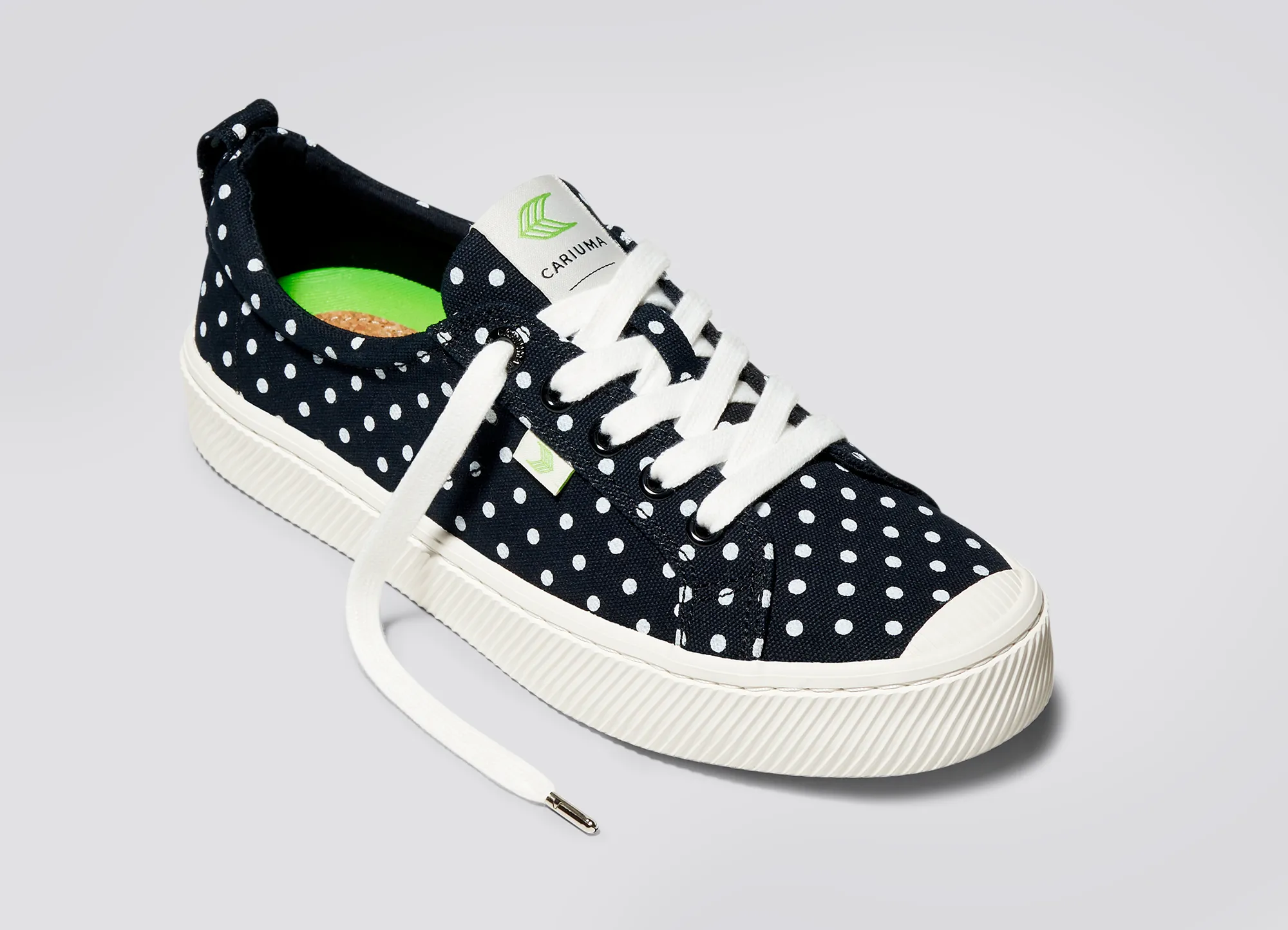 OCA Canvas Black White Polka Dots sold by Cariuma product image thumbnail 4
