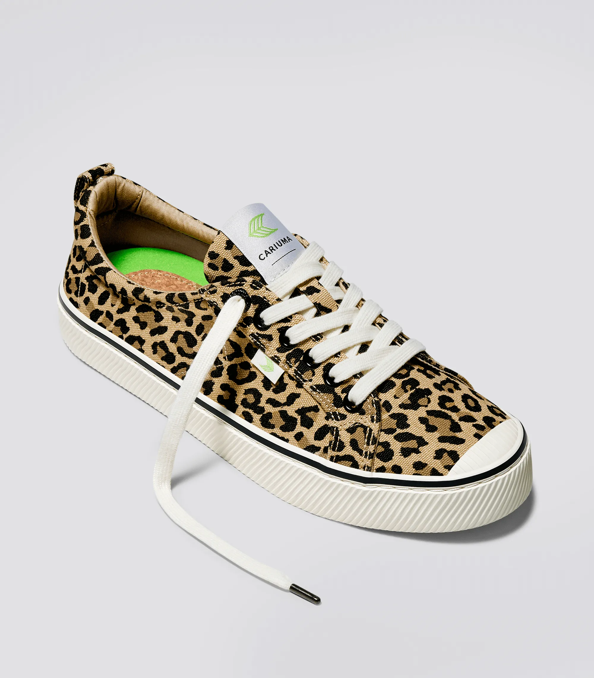OCA Canvas Stripe Leopard Print sold by Cariuma product image thumbnail 2